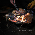 Grilles de barbecue pliables portables en plein air pour camping
